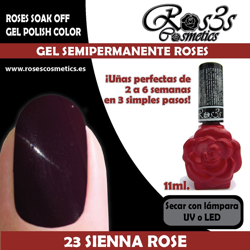 23-Sienna Rose Gel Semipermanente Ros3s