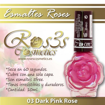 Esmalte Ros3s (10ml) 02 Light Pink Rose