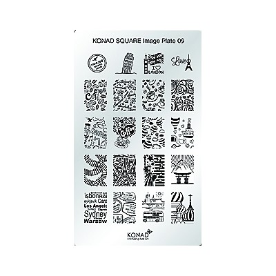 Placa Rectangular 9 Konad